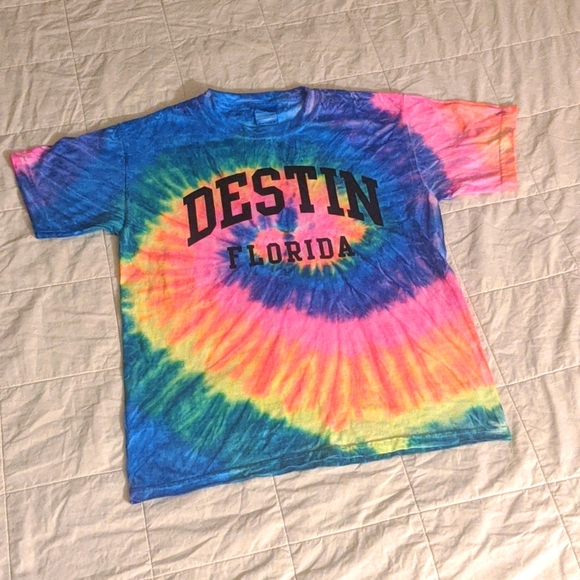 Destin, Florida tie dye tee - Picture 2 of 2